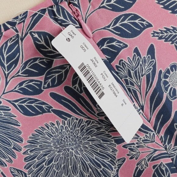 J Crew X Abigail Borg Silk Slip Skirt Prairie Rose - Size 6 - NWT - Picture 4 of 6